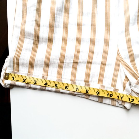 NWOT thread & supply striped romper w/pockets - Picture 11 of 12